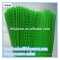 hard yarn wire bristle outdoor use floor broom brush with vanished wood handle